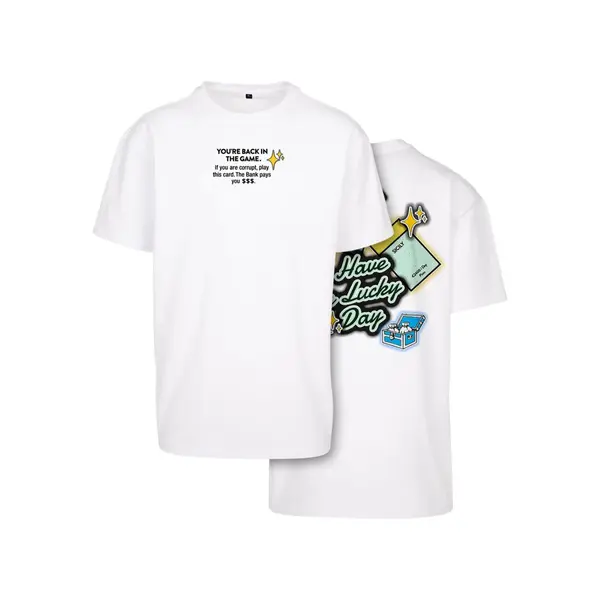 Mister Tee T-shirt Intepol Oversize white