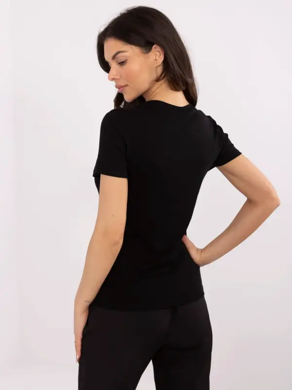 Vinceotto T-shirt-NM-TS-JX-09328.65P-black-pink