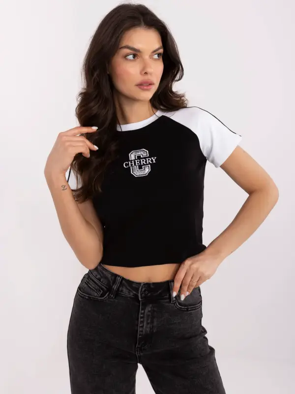 Trendy. ING T-shirt-NM-TS-NG3772.82-black-white
