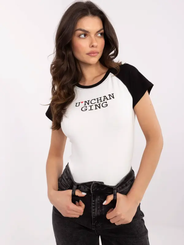 Vinceotto T-shirt-NM-TS-V7939.50-white-black