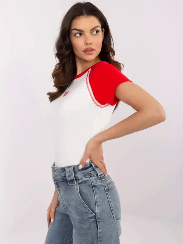 Vinceotto T-shirt-NM-TS-V7940.17-white-red