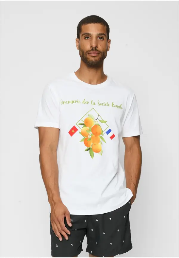 Mister Tee T-shirt Orangerie white