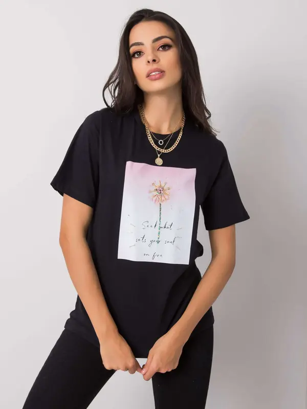 PEPPER & MINT T-shirt-PM-TS-SS21TX60.05P-black