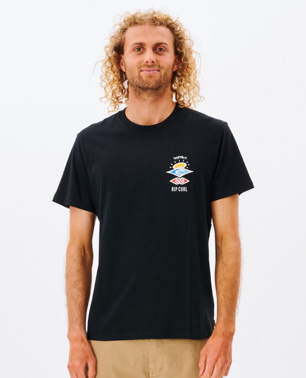 Rip Curl T-Shirt Rip Curl SEARCH ICON TEE Black