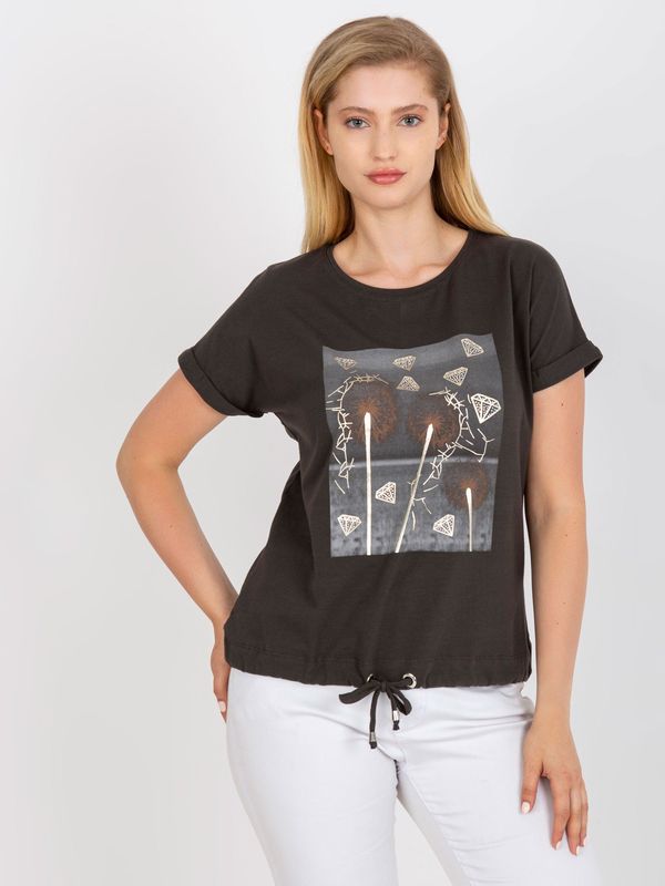 RELEVANCE T-shirt-RV-TS-0237.84P-dark khaki