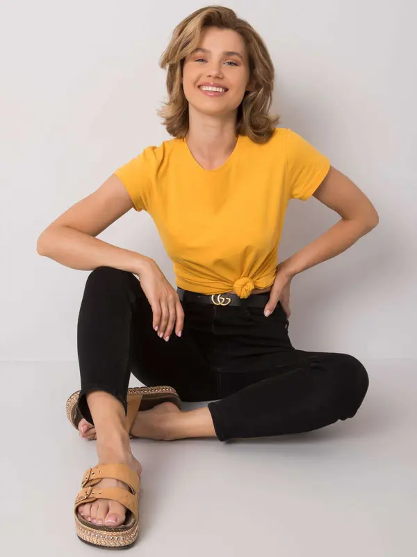 BASIC Feel Good T-shirt-RV-TS-4623.16-light orange