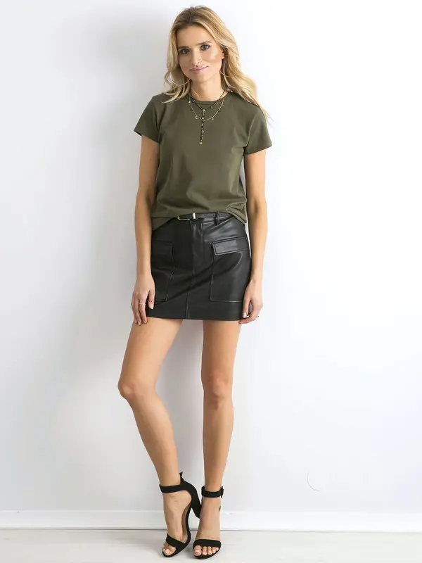 BASIC Feel Good T-shirt-RV-TS-4623.99-dark khaki