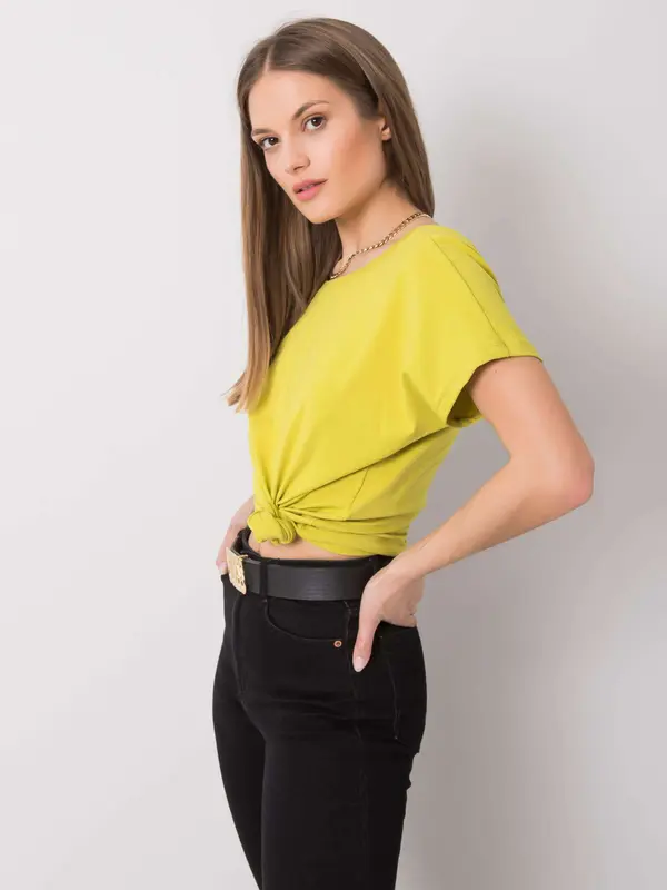 BASIC Feel Good T-shirt-RV-TS-4662.25P-lime green