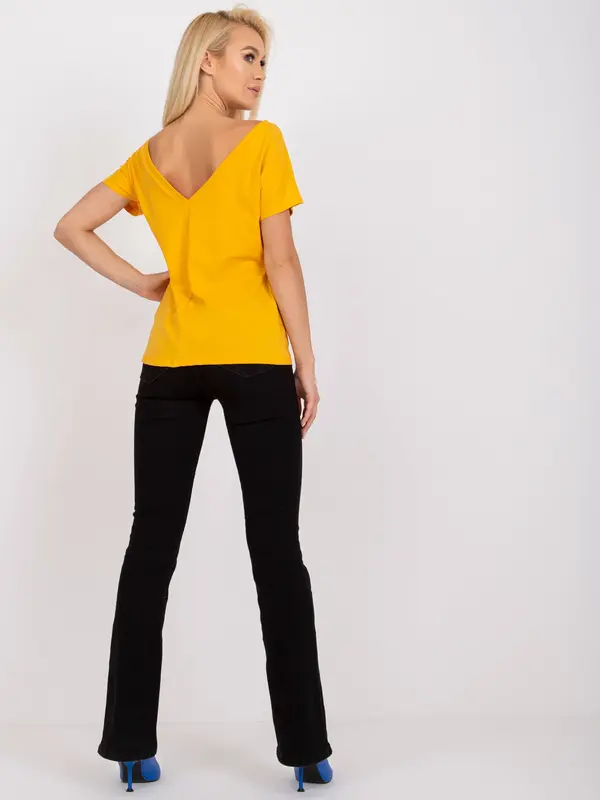 BASIC Feel Good T-shirt-RV-TS-4662.86-dark yellow