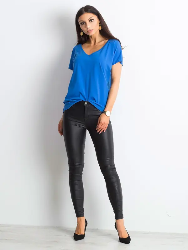 BASIC Feel Good T-shirt-RV-TS-4832.10P-dark blue