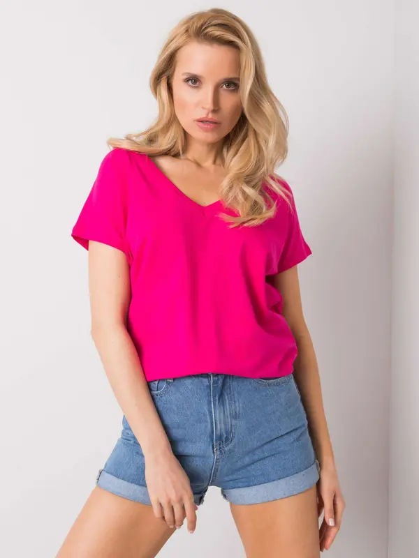 BASIC Feel Good T-shirt-RV-TS-4832.40P-fuchsia