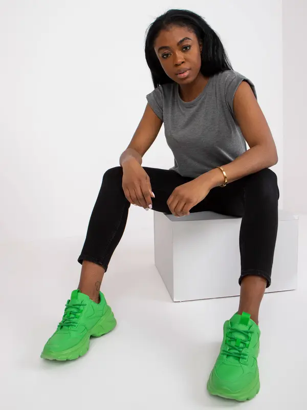 BASIC Feel Good T-shirt-RV-TS-4833.45P-dark grey