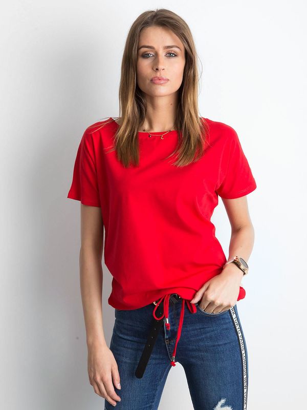 BASIC Feel Good T-shirt-RV-TS-4834.91P-red