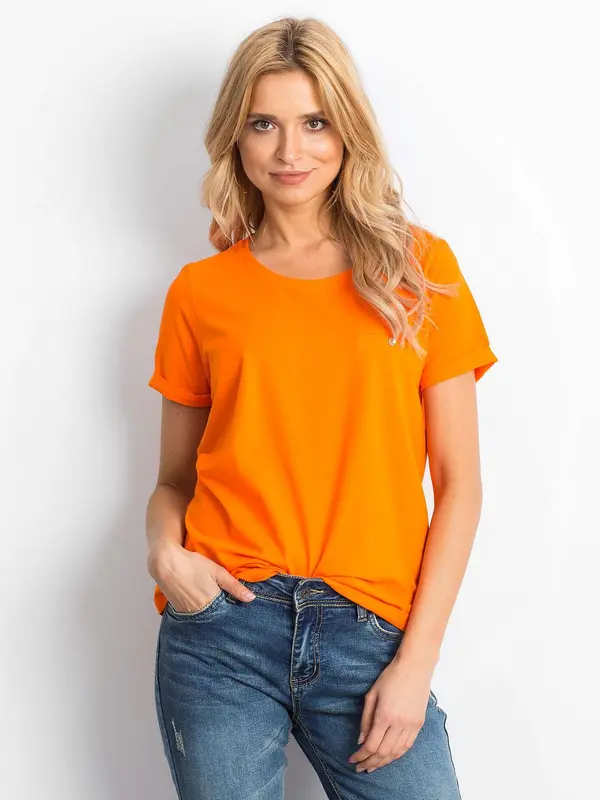 BASIC Feel Good T-shirt-RV-TS-4838.47P-orange