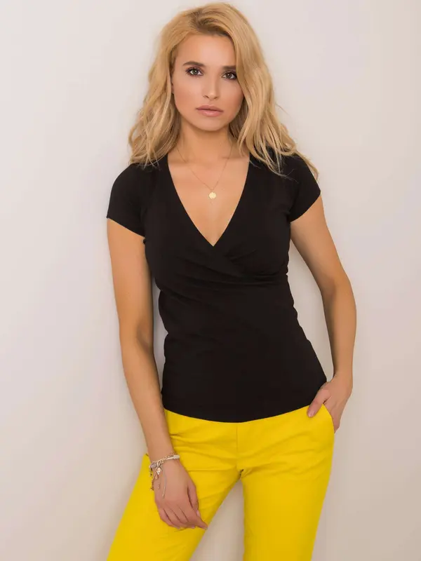 RUE PARIS T-shirt-RV-TS-5636.03X-black