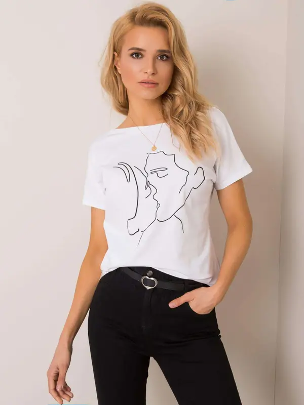 RUE PARIS T-shirt-RV-TS-5652.47P-white