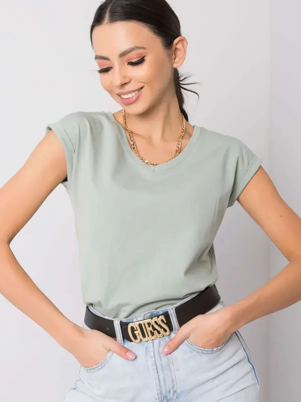 BASIC Feel Good T-shirt-RV-TS-6108.04-pistachio