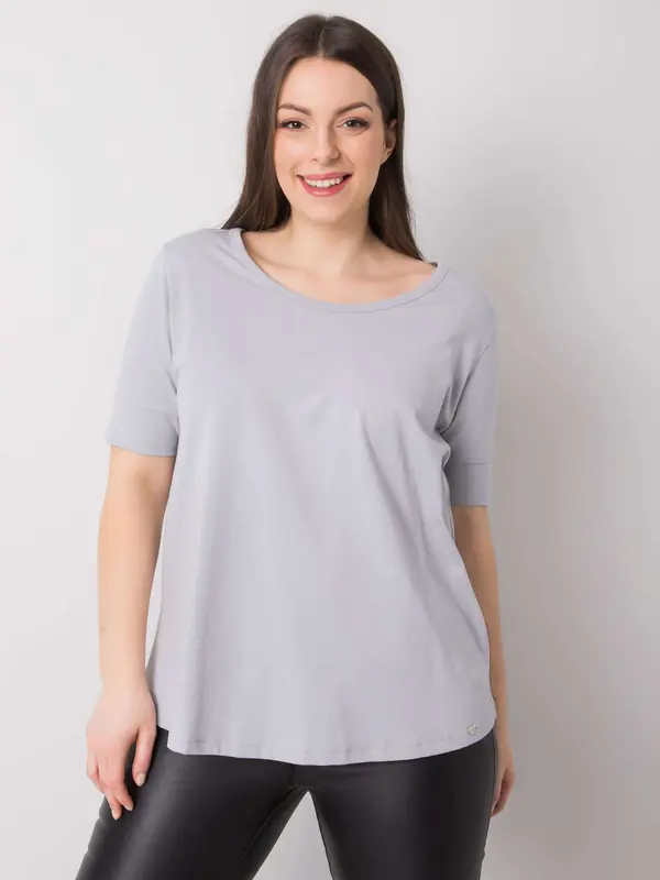 BASIC Feel Good T-shirt-RV-TS-6330.92P-light grey