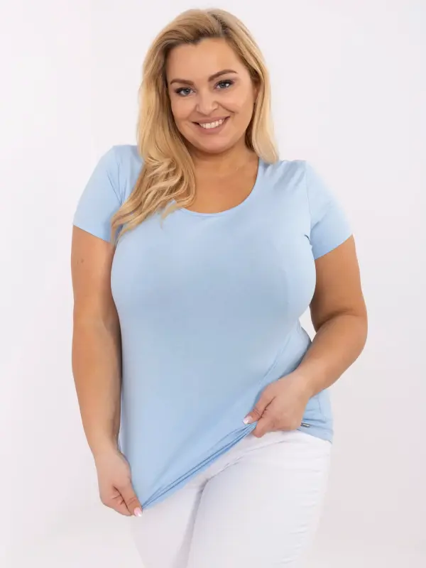 RELEVANCE T-shirt-RV-TS-A556.03-light blue