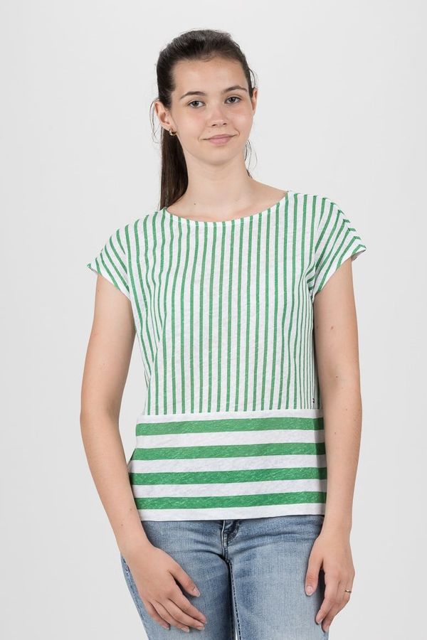 Tommy Hilfiger T-Shirt - TOMMY HILFIGER BABS OPEN-NK TOP CAP SLV green