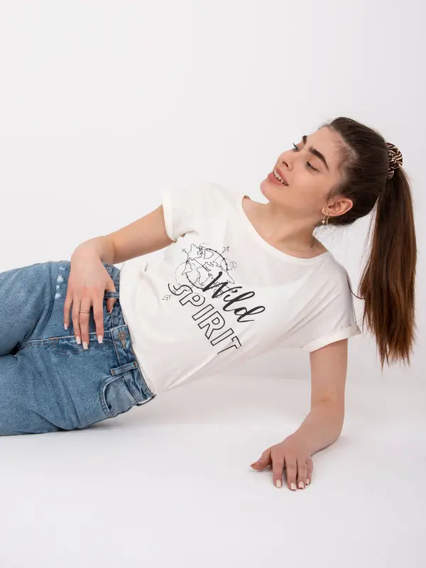 Mayflies T-shirt-TW-TS-1005-14.25P-ecru