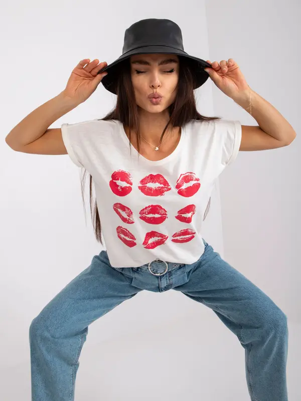 Mayflies T-shirt-TW-TS-1005-15.29P-ecru