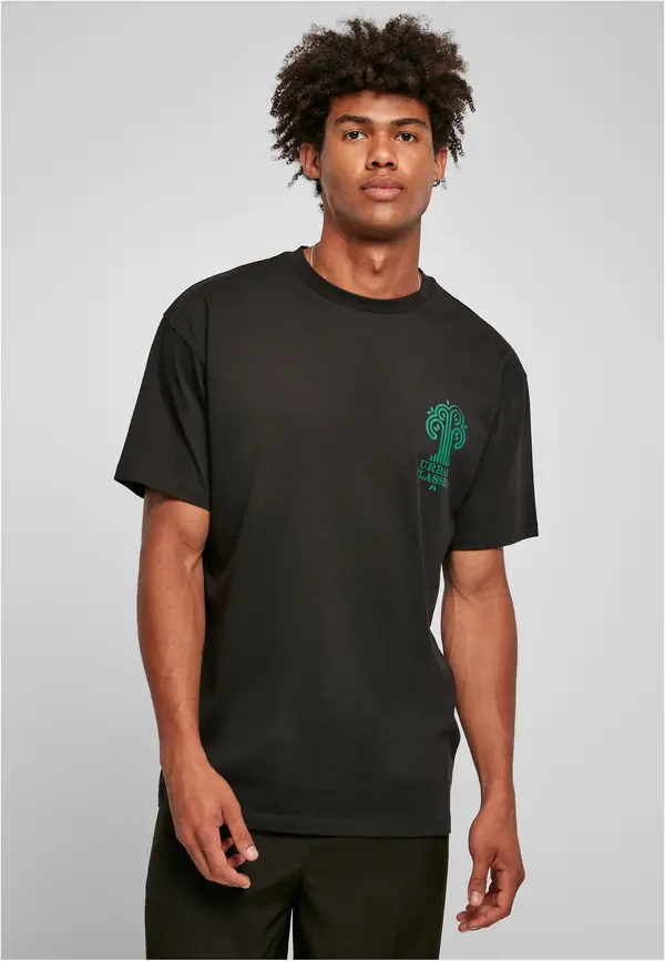 Urban Classics T-shirt with Bio Tree logo black