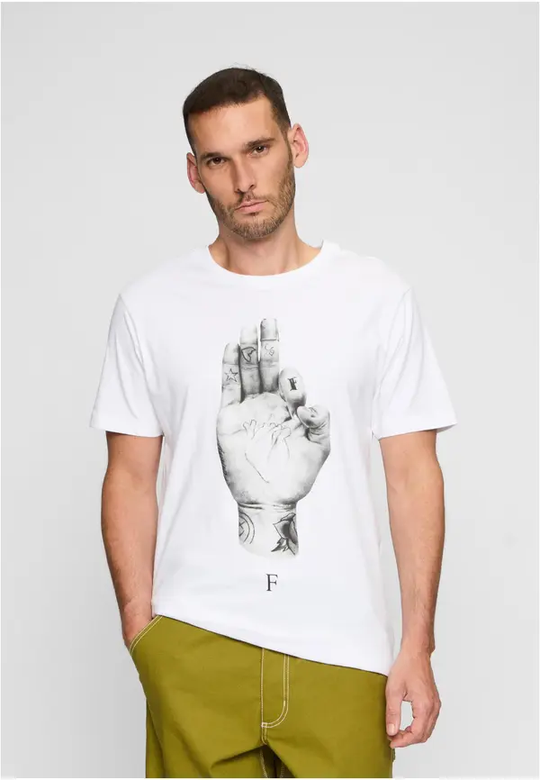 Mister Tee T-shirt with FMS inscription white