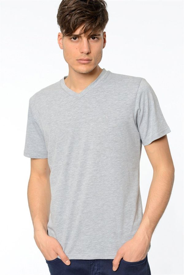 dewberry T8537 DEWBERRY T-SHIRT-GREY