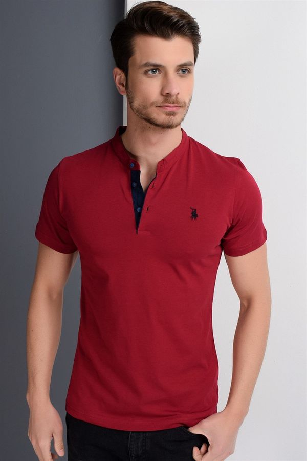 dewberry T8560 DEWBERRY T-SHIRT-BURGUNDY