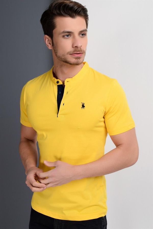 dewberry T8560 DEWBERRY T-SHIRT-LIGHT YELLOW