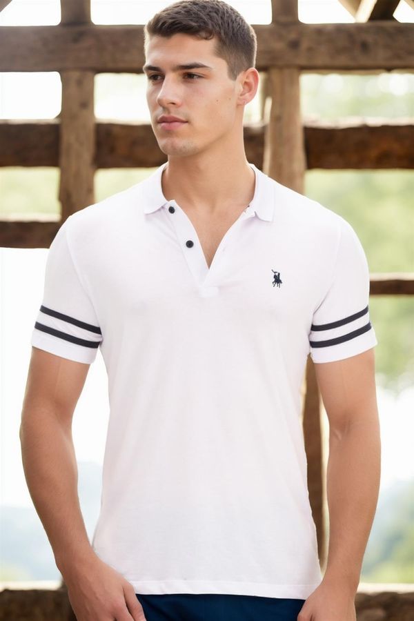 dewberry T8585 DEWBERRY MEN'S T-SHIRT-PLAIN WHITE