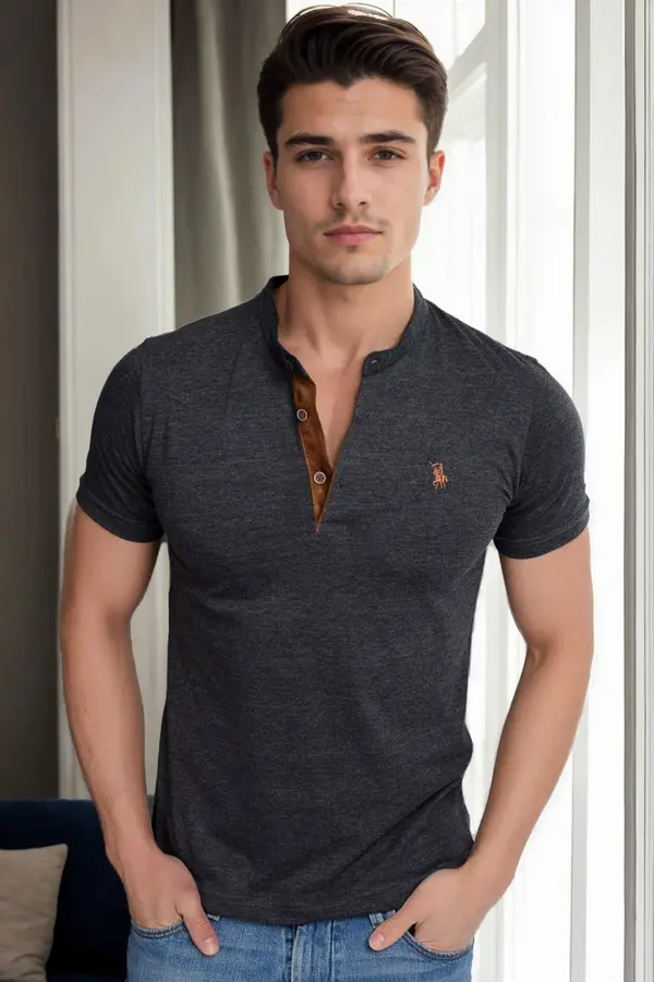 dewberry T9560 DEWBERRY T-SHIRT-ANTHRACITE