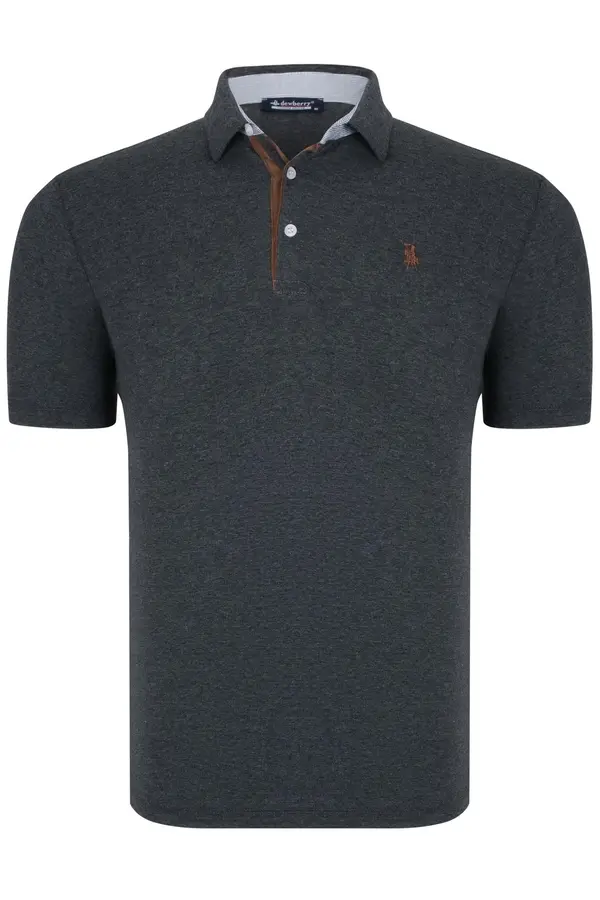 dewberry T9582 DEWBERRY MEN'S T-SHIRT-ANTHRACITE