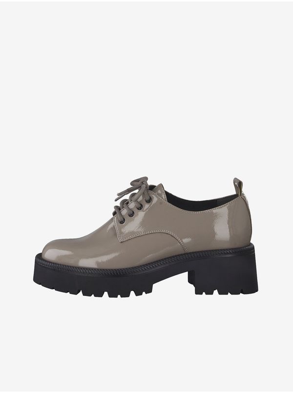 Tamaris Tamaris Light Brown Shiny Heeled Shoes - Women