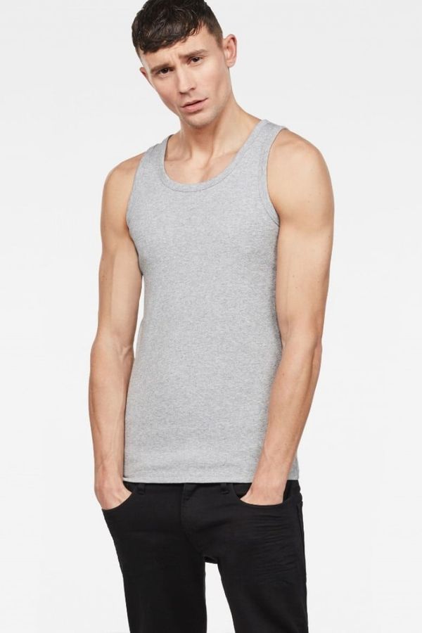 G Star Tank top - G-STAR Base tank t 2-pack grey