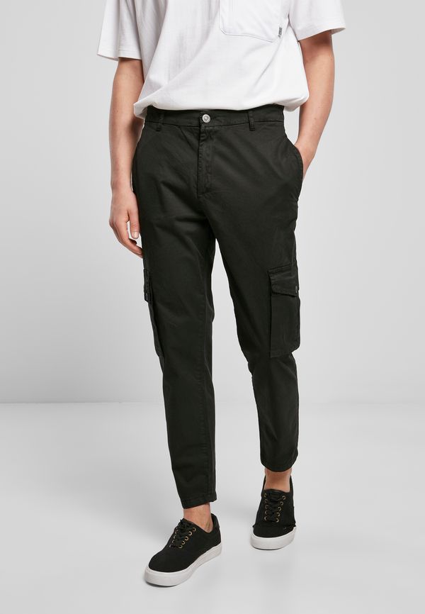 Urban Classics Tapered Cargo Pants Black