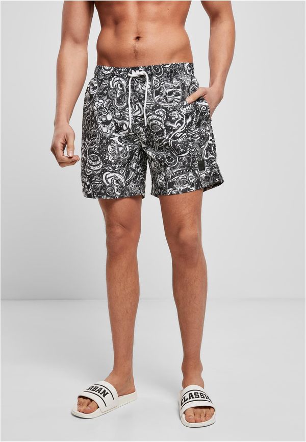 UC Men Tattoo shorts pattern Swim Shorts aop