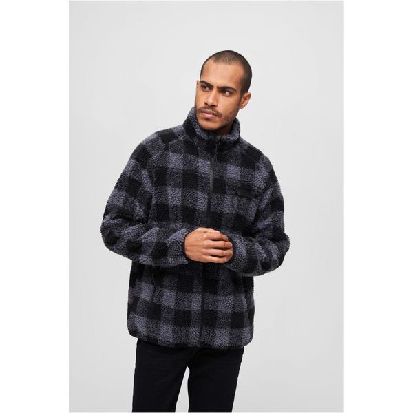 Brandit Teddyfleece jacket black/grey