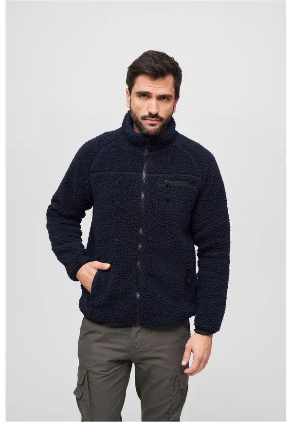 Brandit Teddyfleece Navy Jacket