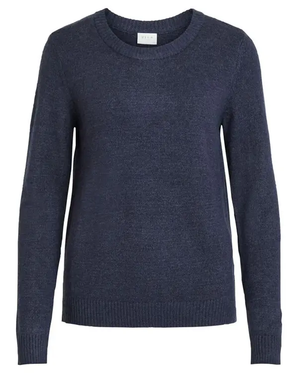 Vila Clothes Temno moder pulover Vila Clothes