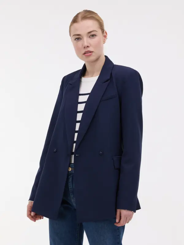 Orsay Temno moder ženski blazer ORSAY