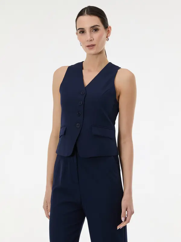 Orsay Temno moder ženski telovnik ORSAY