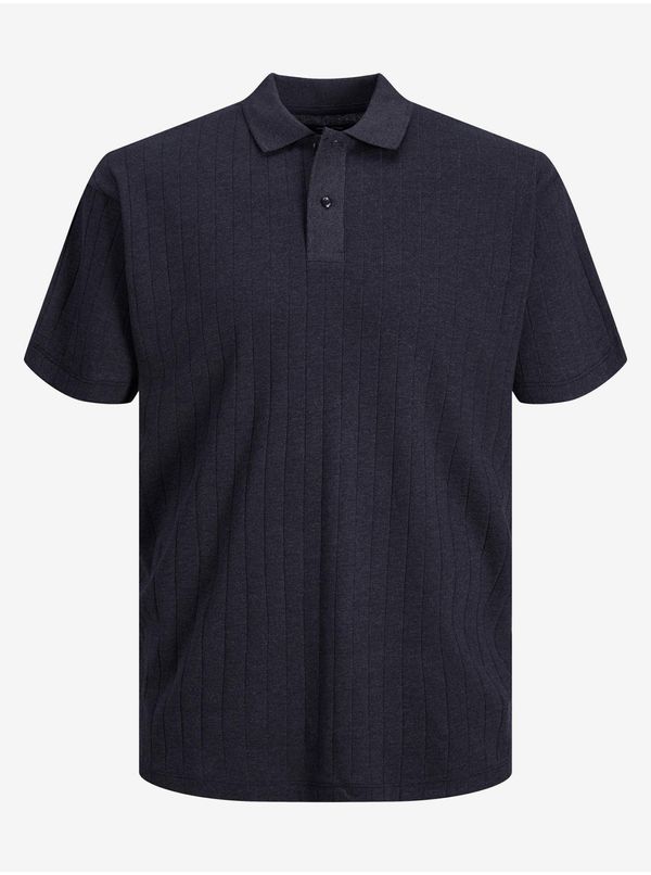 Jack & Jones Temno modra majica Jack & Jones Connor Polo - moški