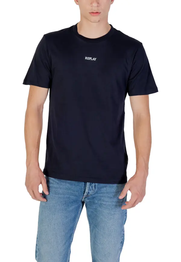 Replay Temno modra majica Replay