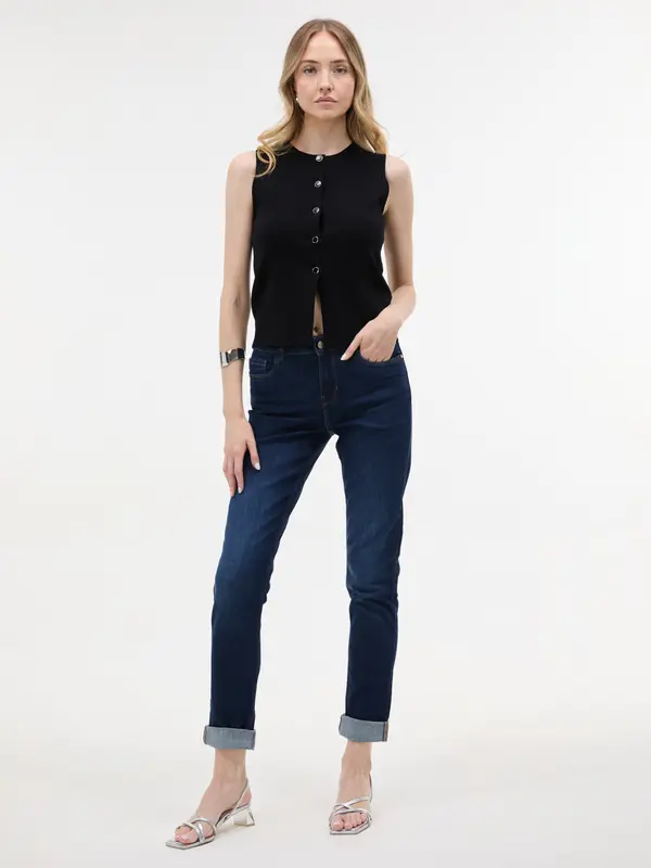 Orsay Temno modre kavbojke boyfriend ORSAY