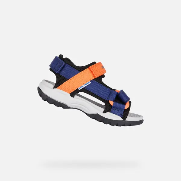 GEOX Temno modri fantovski sandali Geox Borealis