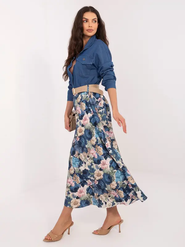 RUE PARIS Temno modro midi krilo