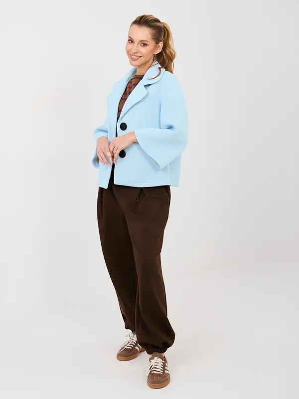 Italy Moda Temno rjave hlače