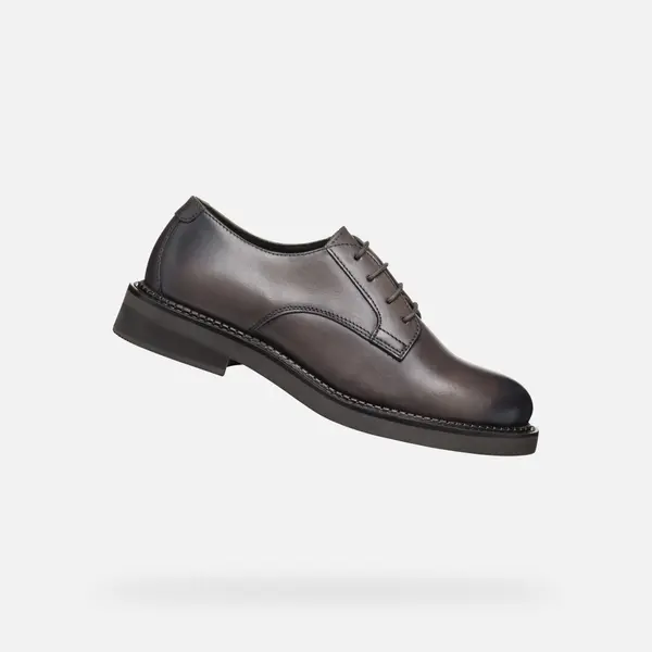 GEOX Temno rjavi ženski čevlji Geox Serilda